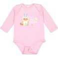 thumbnail image 3 of Inktastic My 1st Easter with Cute Lamb and Easter Eggs Boys or Girls Long Sleeve Baby Bodysuit, 3 of 5