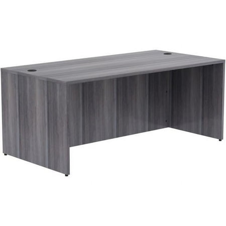 UPC: 0035255695503 | Lorell LLR69550 Weathered Charcoal L-Shaped Laminate Rectangular Desking  Charcoal Gray – 72 x 36 x 29.5 in.