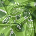 thumbnail image 7 of Ambesonne Tea Party Valance & Curtain, Tea Time Daisy Blooms, 55"x45", Lime Green Dark Green, 7 of 7
