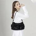 thumbnail image 2 of Angel Kiss Hobo Purses for Women Crossbody Shoulder Bag Ladies Multi Pocket Handbags with Adjustable Shoulder Strap | Soft Vegan Leather, 2 of 6