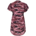 thumbnail image 4 of DondPO Midi Dresses for Women Summer Dresses Women'S Crewneck Camo Print Dress Loose Casual Dress Short Sleeved Loose Dress Plus Size Dresses Womens Dresses Red Dress L, 4 of 7