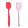 thumbnail image 1 of Juego de mini utensilios de cocina de 2 piezas: utensilios de cocina de silicona con espátulas, 1 of 5