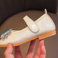 thumbnail image 5 of ASFGIMUJ Girls Sandals Fashion New Pattern Water Diamond Decoration Cute Lightweight Comfortable Hook Loop Princess Shoes,Size 3 Years-3.5 Years, 5 of 9