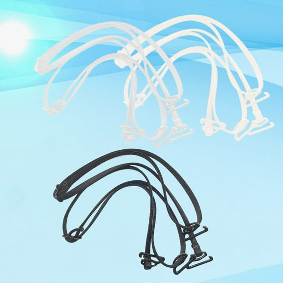 GOOHOCHY Bra Accessories for Straps Made of Nylon Suitable for Women with Assorted Color 1 Set 3Pcs