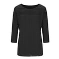 thumbnail image 3 of Long Sleeve Shirts For Women Top Shirt Round Neck Cute Casual Tunic For In Spring Fashion Womens Long Sleeve Tops, 3 of 3