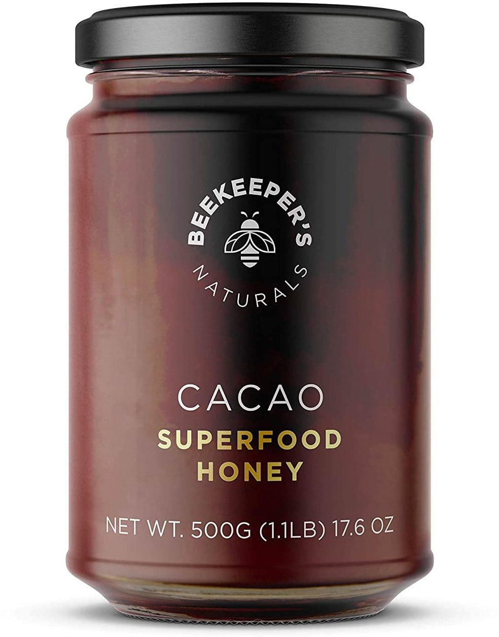 Beekeeper's Naturals Superfood Cacao Honey (1.1lbs)