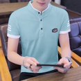 thumbnail image 3 of Camiseta polo de algodón para hombre, ropa de verano de manga corta de alta calidad para hombre, camisetas con cuello, ropa urbana sencilla, tallas grandes, 3 of 5