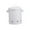 White Style B, variant on Onion Potato and Garlic Tin Vegetable Keeper Container Food Container Bucket White Style C