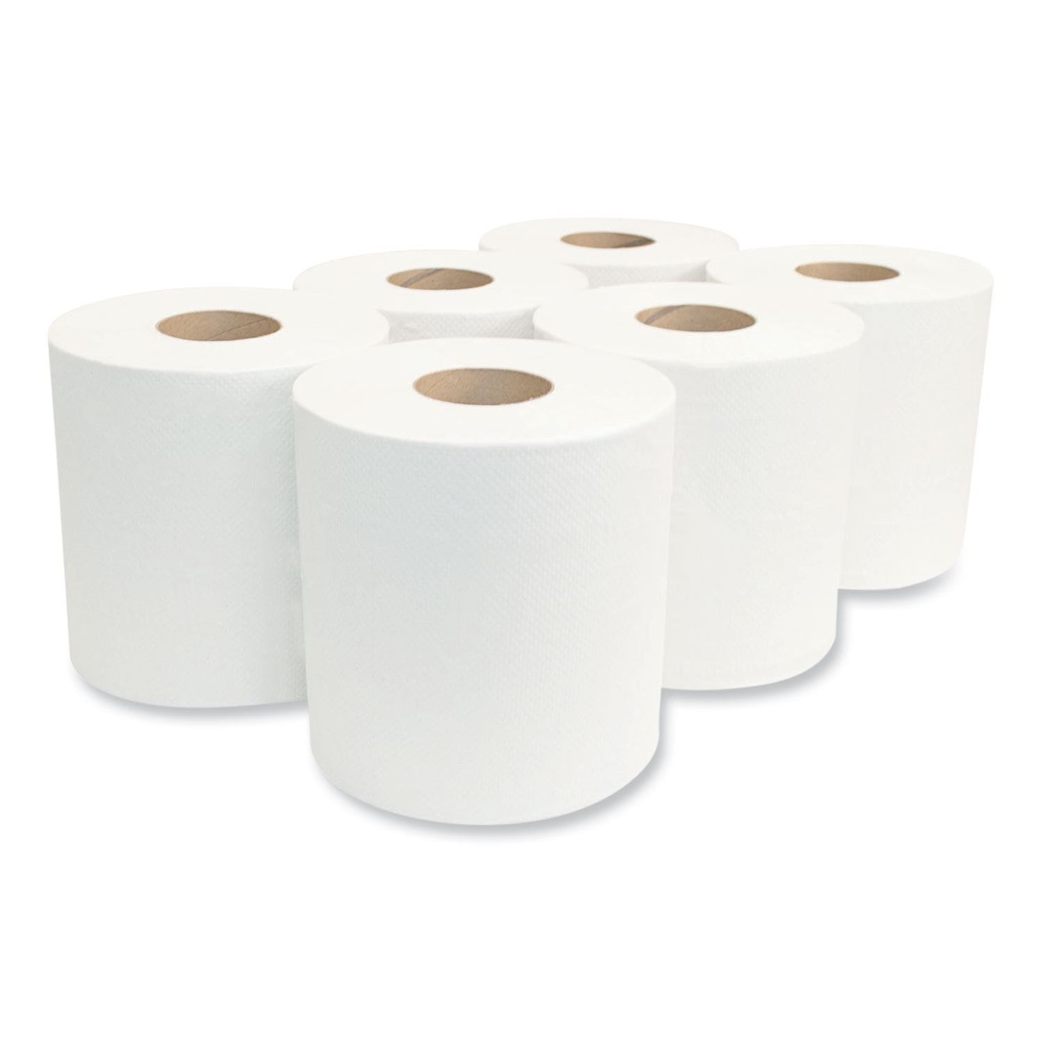 Morcon Tissue Morsoft Center-Pull Roll Towels, 7.5" dia., White, 600 Sheets/Roll, 6 Rolls/Carton -MORC6600