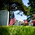 thumbnail image 4 of Anley LOT OF 50 - USA 4x6 in Wooden Stick Flag - July 4th Decoration, Veteran Party, Grave Marker, etc. - HandHeld American Flag with Kid Safe Golden Spear Top (Pack of 50), 4 of 7