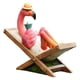 thumbnail image 2 of Estatuas de flamencos para jardín esculturas de resina para exteriores arte moderno en miniatura Baoblaze, 2 of 7