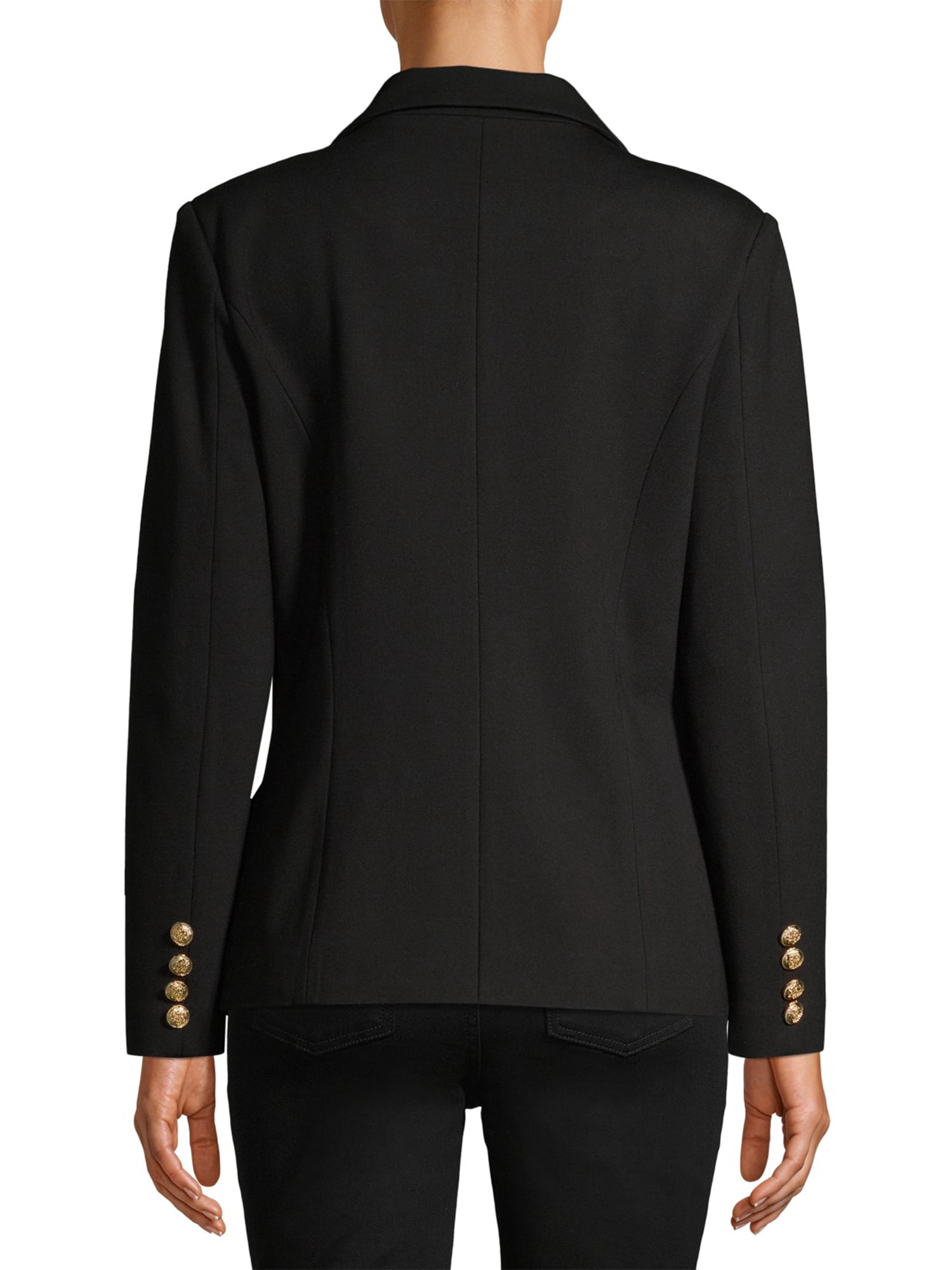 Attitude Unknown Women’s and Women’s Plus Ponte Blazer, Sizes XS-3X