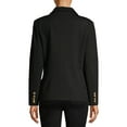 thumbnail image 4 of Attitude Unknown Women’s and Women’s Plus Ponte Blazer, Sizes XS-3X, 4 of 6