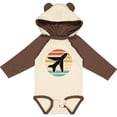 thumbnail image 3 of Inktastic Airplane Pilot Vintage Sunset Boys or Girls Long Sleeve Baby Bodysuit, 3 of 5