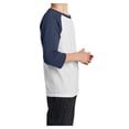 thumbnail image 4 of Yellow Rooster Youth Core Blend Raglan Tee White/ Navy XL, 4 of 7