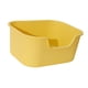 thumbnail image 1 of Caja de arena abierta Yinane Inodoro Portátil para gatos A Prueba de Salpicaduras amarillo, 1 of 8