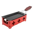 thumbnail image 4 of Raclette,Portable NOn Stick Cheese Cheese Raclette Mini Raclette Set Top of the Line, 4 of 14