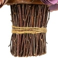 thumbnail image 5 of Northlight Wooden Floral Artificial Spring Bouquet - 9.5" - Wine Red and Purple, 5 of 5