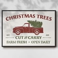 thumbnail image 2 of Christmas Farm Sign Collection A - Framed Gallery Wrapped Holiday Canvas - 17 x 25 - Black Frame, 2 of 8