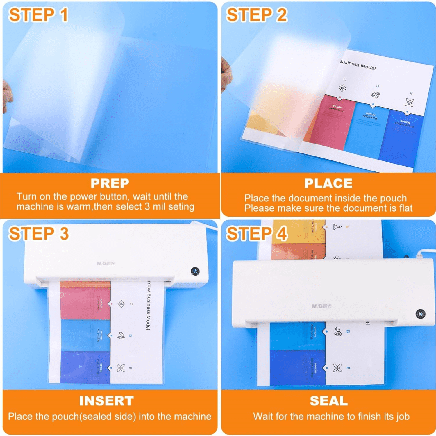 Thermal Laminating Pouches, Holds 8.5 x 11 Inch Sheets,1200 Pack Laminating Sheets, 3 Mil, 9 x 11.5 Inches Lamination Sheet Paper for Laminator, Clear, Letter Size, Office and School Supplies