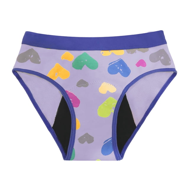 Underwear Menstrual Leakproof For First Panty Kids Cotton Protective Brief