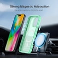 thumbnail image 2 of Dteck Strong Magnetic for iPhone 16 Pro Max Case, Compatible with MagSafe, Military-Grade Protection Translucent Matte Rugged Case for iPhone 16 Pro Max,Mint, 2 of 4