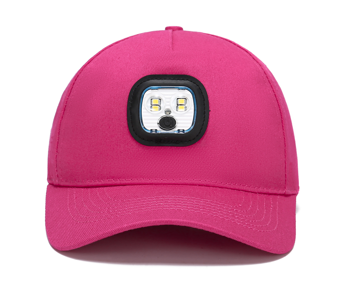 Garosa Cappello Da Baseball Con Luci LED – 3 Modalità Lampeggianti – Regolabile 50-58 Cm – Per Pesca Notturna E Concerti