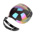thumbnail image 4 of Motorcycle Helmet Lens, Motorcycle Retro 3-snap Sun Visor Shield Windproof Helmet Lens Colored, 4 of 8