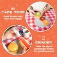 thumbnail image 6 of Joyfy 34 PCS Pretend Play Toy BBQ Grill Set for Kids, Kitchen Toy Set with Light & Sound, Little Chef Play Set Interactive BBQ Toy Set,  Christmas Birthday Gift for Boys Girls, 6 of 7