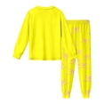 thumbnail image 7 of JAJAHO Girls Pajamas Bow Print Long Sleeve Top And Pants 2 Piece Loungewear Set Sizes 3-14Y, 7 of 7