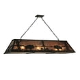 thumbnail image 3 of Meyda Tiffany 136776 Buffalo At Lake 9 Light 61" Wide Linear Pendant - Bronze, 3 of 5