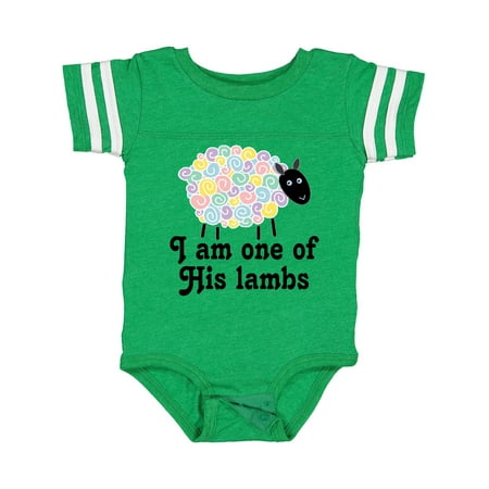 

Inktastic Religious Lamb Christian Childs Gift Baby Boy or Baby Girl Bodysuit