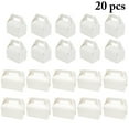 thumbnail image 1 of 20PCS Cake Boxes Collapsible Dessert Packaging Box Bakery Box with Handle, 1 of 9