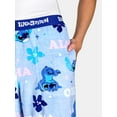thumbnail image 5 of Disney Lilo & Stitch Women's Velour Pajama Pants, Sizes XS-3X, 5 of 6