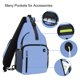 thumbnail image 3 of Mochila bandolera MOSISO, bandolera, de viaje, azul, 3 of 7