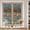 Blue, variant on Privacy Window Film, Teal Brown Static Cling Stained Glass Window Film, UV Sun Blocking Stickers, Non-Adhesive Laser Windows Tint 17.7"x39.3" Pet Paw Printed Farmhouse Dog Claws Wood Grain