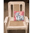 thumbnail image 2 of Carolines Treasures BB9740PW1818 Dalmatian Love Fabric Decorative Pillow  18H x18W multicolor, 2 of 2