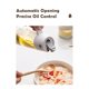 thumbnail image 2 of 1pc Three Colors Lead-Free Glass Automatic Opening & Closing Oil Bottle, Simple & Stylish Kitchenware For Oil, Sauce, Vinegar, Seasoning, 2 of 4