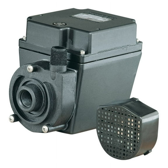 1 Pc, Little Giant 1/15 Hp 500 Gph Aluminum Switchless Switch Ac Submersible Utility Pump