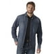 thumbnail image 1 of Camisa Wrangler, estilo retro, manga larga, manga larga, vaquera azul, 1 of 6