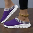 thumbnail image 2 of Women's Flat Sandals Comfortable Beach & Vacation Shoes Breathable Mesh Knit On Casual Shoes For Women Lightweight Comfortable Flat Loafers For Daily Wear Spring Summer Fall, 2 of 9