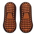 thumbnail image 2 of Milageto 4xNon-slip floor socks Coffee 4 Pcs, 2 of 8