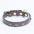 thumbnail image 2 of Collier pour Chien en Cuir ATHENS à une Rangée avec Strass, 2 of 2