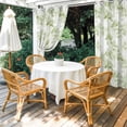 thumbnail image 4 of Outdoor Curtains for Patio Waterproof, Watercolor Forest Sage Green Outdoor Privacy Panels Grommet, Abstract Art Modern Trees Blackout Outside Curtains for Porch/Cabana 54"x95", 1 Panel, 4 of 8