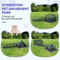 thumbnail image 5 of Pawaboo Rainbow Outdoor Cat Enclosures for Cats Indoor, Patio Portable Mesh Cat Tent, Tunnel with Free Carry Bag & Metal Rod for Multiple Small Animals, Includes Playpen+Tent+Pet Tunnel, Rainbow, 5 of 9