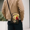 thumbnail image 3 of TSOVTHRID Cardinal Daisy Sunset Print Cell Phone Crossbody Bag Sleeve with Zipper Closure for Women Travel Small Crossbody Purse with Adjustable Strap, 3 of 7