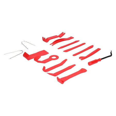 

Car Trim Tool Set Convenient Wear-resistant Easy To Carry Auto Pry Tool Kit For Truck For Professional Use For General Purpose For RV For Car Red