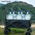thumbnail image 4 of Utility Grocery Wagon, 150L Capacity Collapsible Folding Wagon  for Camping, 4 of 8