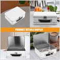thumbnail image 3 of WEUVEB 2Ud Caja Organizadora De Escritorio En Hojalata Con Cerradura Para Accesorios Personales, 3 of 7