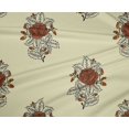 thumbnail image 4 of oneOone Polyester Lycra Fabric Leaves & Floral Block Print Sewing Fabric BTY 56 Inch Wide, 4 of 4
